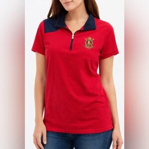 Lauren Ralph Lauren Active Crest Quarter Zip Top XL